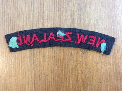 NEW ZEALAND Naval/ Marines? Cloth Shoulder title