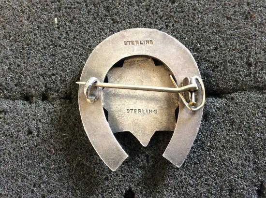 Post 1902 ASC (Army Service Corps) horseshoe Sweetheart