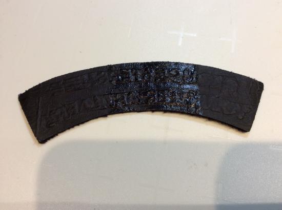 GLOUCESTERSHIRE VOLUNTEER ARTILLERY shoulder title