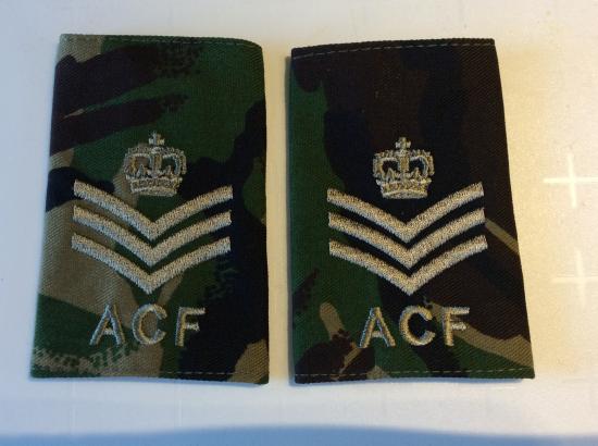 Gradia Militaria -  ACF Staff Sergeants DPM Rank slides