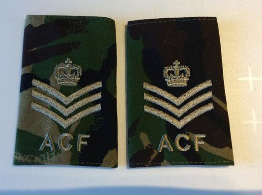Gradia Militaria -  ACF Staff Sergeants DPM Rank slides