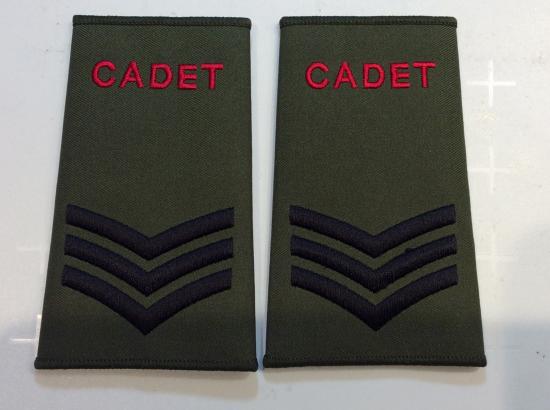 Gradia Militaria -  Sergeants CADET Shoulder slides