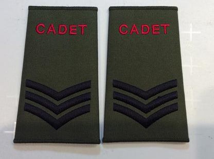 Gradia Militaria -  Sergeants CADET Shoulder slides