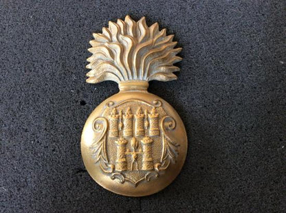Gradia Militaria -  V.R Royal Dublin Fusiliers ORs Fur Cap Badge 1881-96