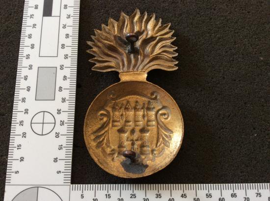 V.R Royal Dublin Fusiliers ORs Fur Cap Badge 1881-96