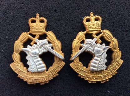 Gradia Militaria -  Royal Army Dental Corps Officers Collar badges