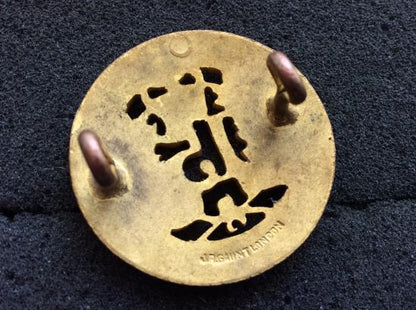 Q/C Officers 15th North Auckland Regiment Gilt Cap badge