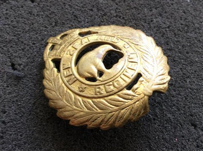 K/C New Zealand Regiment Brass Cap badge
