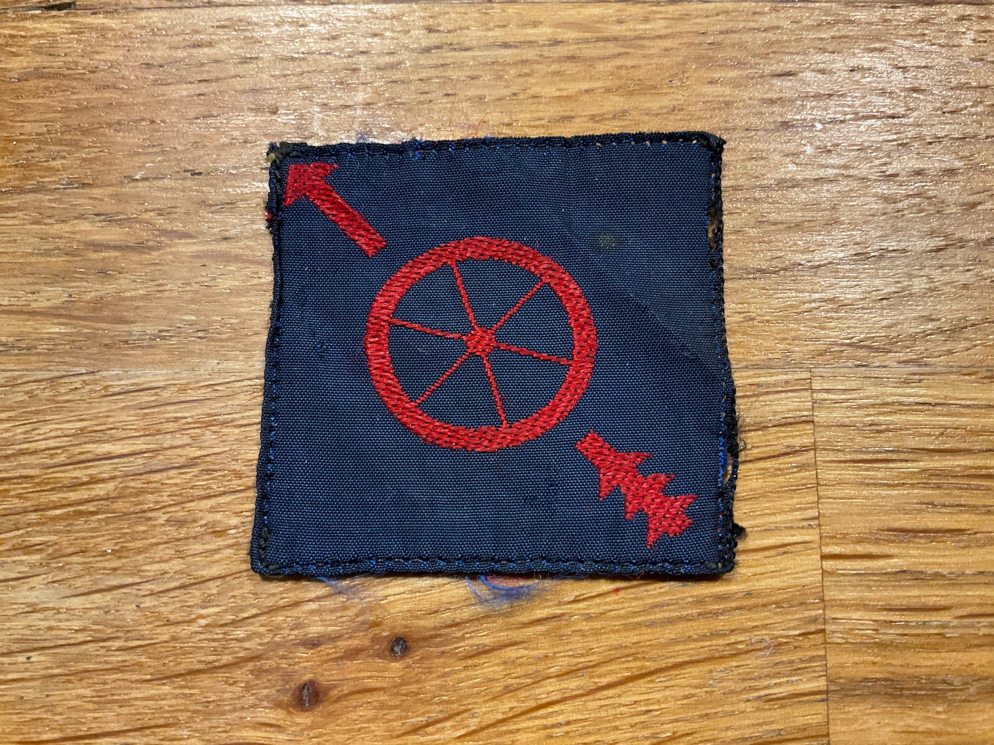 5th Army Group Royal Artillery cloth formation sign