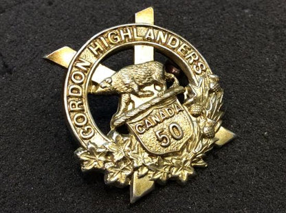 WW1 50th Gordon Highlanders Of Canada sporran badge