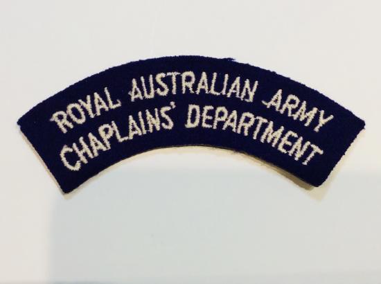 Gradia Militaria -  ROYAL AUSTRALIAN ARMY CHAPLAINS DEPARTMENT Shoulder title