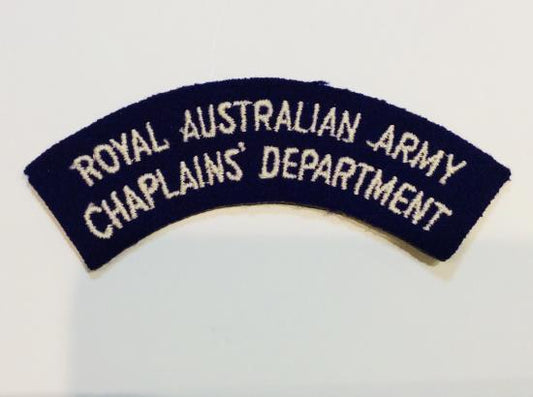Gradia Militaria -  ROYAL AUSTRALIAN ARMY CHAPLAINS DEPARTMENT Shoulder title