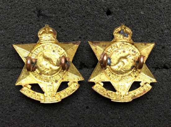 Australian 57th Battalion The Merri Regt) Brass Collar Badges