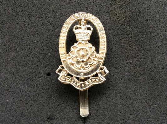 Gradia Militaria -  The Queens Lancashire Regiment Anodised Cap Badge
