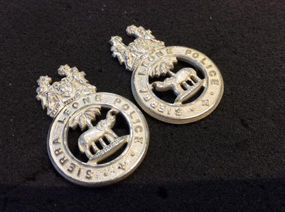 Sierra Leone Police, Senior Officers brushed silver collars