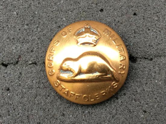 Gradia Militaria -  Canadian Corps Of Military Staff Clerks Button