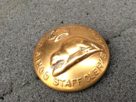 Canadian Corps Of Military Staff Clerks Button