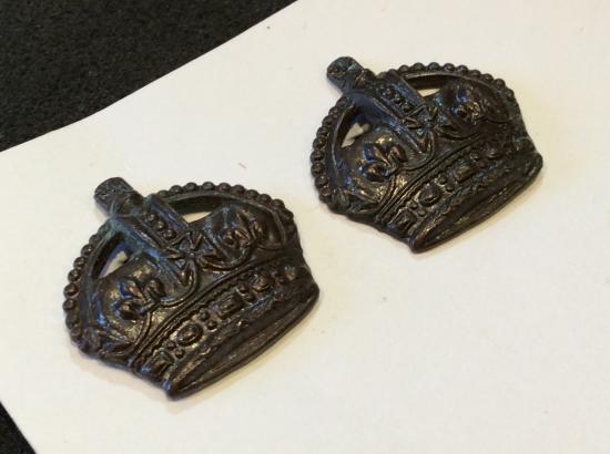 WW1/2 Majors Crowns, Matching Bronze medium size