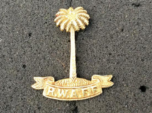 Gradia Militaria -  WW2 R.W.A.F.F Officers side Cap or Sweetheart badge