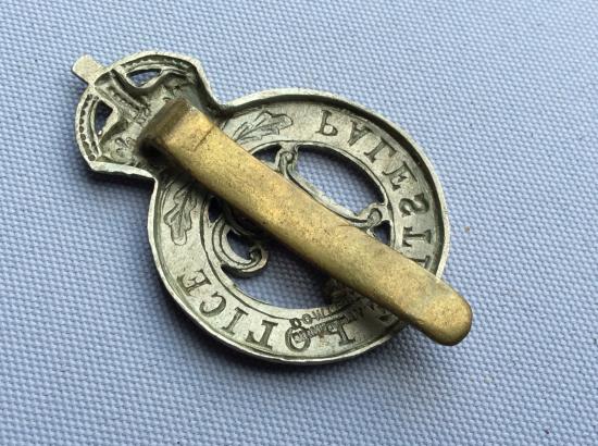 K/C Palestine Police Cap Badge by Dowler, Birmingham