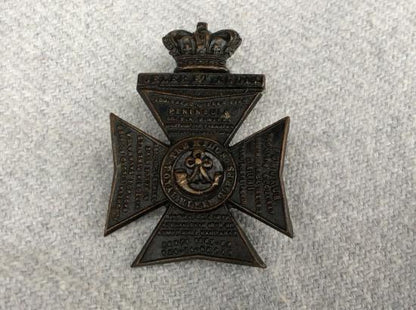 Gradia Militaria -  Q.V.C The Kings Royal Rifle Corps ( K.R.R.C) Cap badge