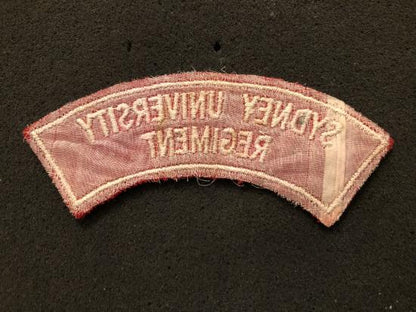 Sydney University Regiment bordered shoulder title