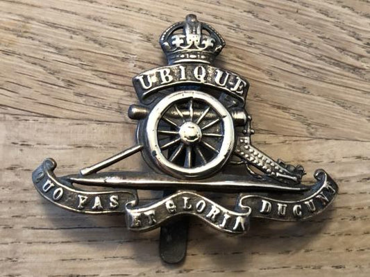 Gradia Militaria -  WW1/2 Royal Artillery Other Ranks brass cap badge