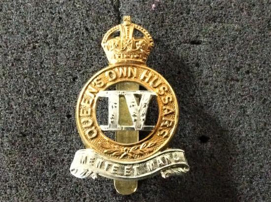 Gradia Militaria -  K/C 4th Queens Own Hussars Cap badge