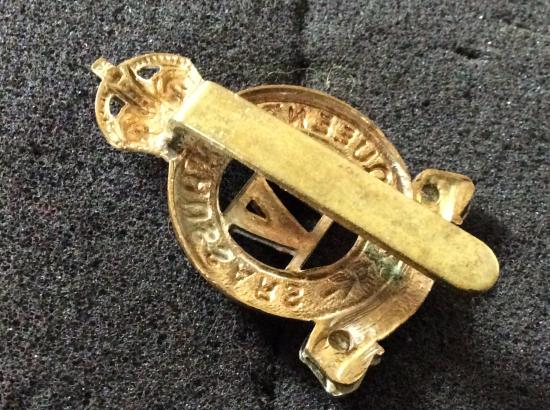K/C 4th Queens Own Hussars Cap badge