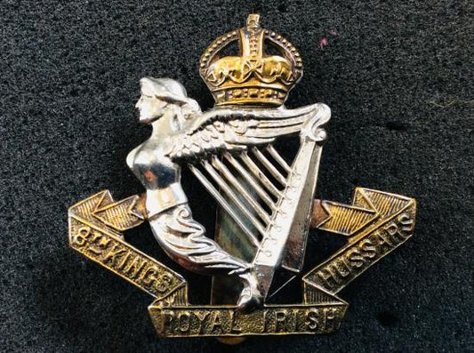 Gradia Militaria -  K/C The 8th Kings Royal Irish Hussars Cap badge