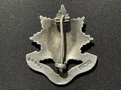 Grenadier Guards Association 1923 hallmark silver & enamel badge