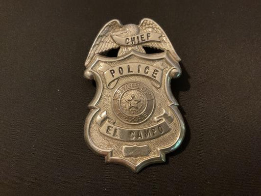 Gradia Militaria -  El Campo State of Texas Police Chief breast badge