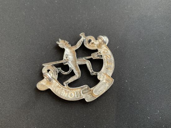 WW1 C.E.F 8th Battalion (Winnipeg Black Devils) officers silver cap badge