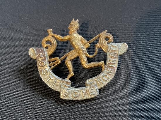 Gradia Militaria -  WW1 C.E.F 8th Battalion (Winnipeg Black Devils) Bi -metal cap badge