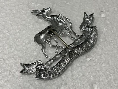 Royal Warwickshire Regiment chrome cap badge