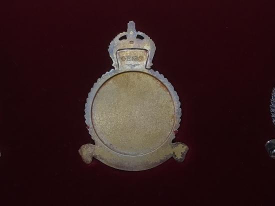 RAF 23 fighter squadron Battle of Britain silver/enamel commemorative plaque