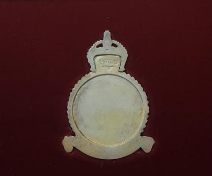 RAF 92 (East Indian) squadron Battle of Britain silver/enamel commemorative plaque