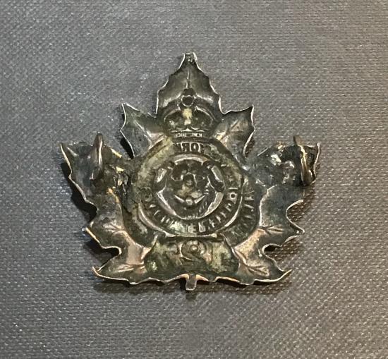 WW1 C.E.F 127th Batt (York County) cap badge