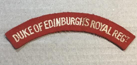 Gradia Militaria -  Duke of Edinburghs royal reg cloth badge