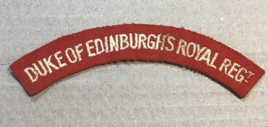 Gradia Militaria -  Duke of Edinburghs royal reg cloth badge