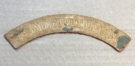Duke of Edinburghs royal reg cloth badge