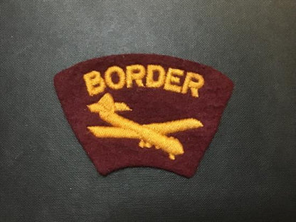 Gradia Militaria -  The Border Regiment cloth shoulder title