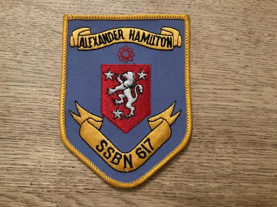 Gradia Militaria -  U.S.S Alexander Hamilton SSBN 617 patch