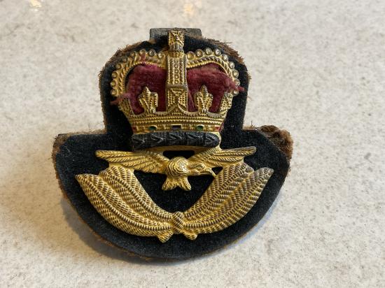 Gradia Militaria -  Q/C R.A.F Warrant officers cap/beret badge