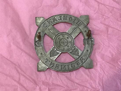 WW2 The highland regiment cap badge