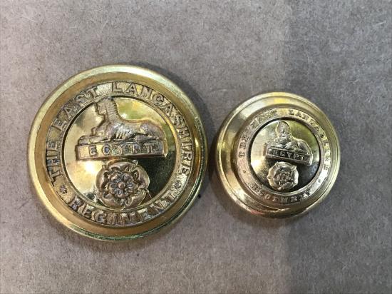 Gradia Militaria -  Post 1881 The East Lancashire Regiment officers buttons