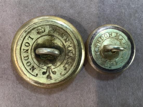 Post 1881 The East Lancashire Regiment officers buttons