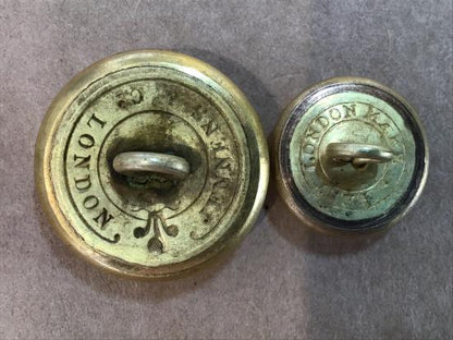 Post 1881 The East Lancashire Regiment officers buttons
