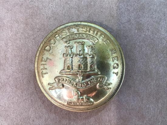 Gradia Militaria -  The Dorsetshire Regiment officers gilt button