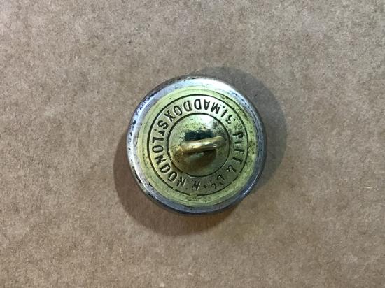 The Sherwood Foresters post 1902 silver plated button